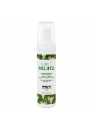 Разогревающее массажное масло с ароматом мохито Gourmet Mint Mojito - 50 мл. - Exsens - купить с доставкой в Перми