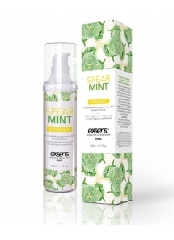 Разогревающее массажное масло Gourmet Spearmint Organic с органическими ингредиентами - 50 мл. - Exsens - купить с доставкой в Перми