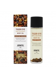 Органическое массажное масло TIGER EYE MACADAMIA - 100 мл. - Exsens - купить с доставкой в Перми