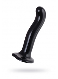 Черный стимулятор для пар P G-Spot Dildo Size M - 18 см. - Strap-on-me - в Перми купить с доставкой