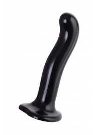 Черный стимулятор для пар P G-Spot Dildo Size M - 18 см. - Strap-on-me - в Перми купить с доставкой