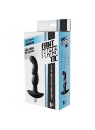 Черная вибропробка для простаты FantASStic Vibrating Prostate Plug - 14,5 см. - Dream Toys - в Перми купить с доставкой