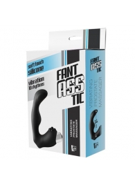 Черный вибромассажер простаты FantASStic Vibrating Prostate Massager - 11,3 см. - Dream Toys - в Перми купить с доставкой