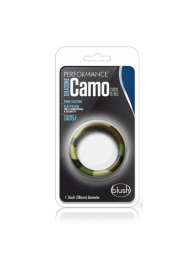 Эрекционное кольцо камуфляжной расцветки Silicone Camo Cock Ring - Blush Novelties - в Перми купить с доставкой