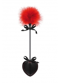 Стек с пуховкой Sweet Caress Feather Whip - 44 см. - Sweet Caress - купить с доставкой в Перми