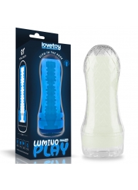 Светящийся в темноте мастурбатор Lumino Play Masturbator Ribbed - Lovetoy - в Перми купить с доставкой