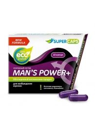 Возбуждающее средство для мужчин Mans Power plus - 10 капсул (0,35 гр.) +1 в подарок - SuperCaps - купить с доставкой в Перми