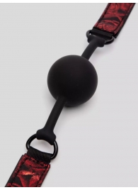 Кляп-шар на двусторонних ремешках Reversible Silicone Ball Gag - Fifty Shades of Grey - купить с доставкой в Перми