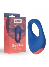 Синее эрекционное кольцо RRRING Dinner Date Cock Ring - FeelzToys - в Перми купить с доставкой