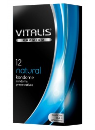 Классические презервативы VITALIS PREMIUM natural - 12 шт. - Vitalis - купить с доставкой в Перми