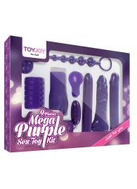 Эротический набор Toy Joy Mega Purple - Toy Joy - купить с доставкой в Перми
