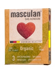 Экологически чистые презервативы Masculan Organic - 3 шт. - Masculan - купить с доставкой в Перми