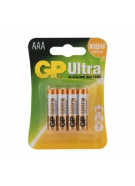 Батарейки алкалиновые GP Ultra Alkaline 24А AАA/LR03 - 4 шт. - Элементы питания - купить с доставкой в Перми