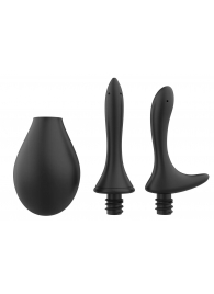 Черный анальный душ Nexus Anal Douche Set с 2 сменными насадками - Nexus Range - купить с доставкой в Перми