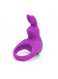 Фиолетовое эрекционное виброкольцо Happy Rabbit Rechargeable Rabbit Cock Ring - Happy Rabbit - в Перми купить с доставкой