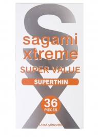 Ультратонкие презервативы Sagami Xtreme Superthin - 36 шт. - Sagami - купить с доставкой в Перми