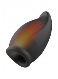 Мастурбатор с вибрацией и функцией нагрева Squeezable Stroker - Dream Toys - в Перми купить с доставкой