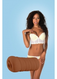 Коричневый мастурбатор-вагина BRIANNA - Dream Toys - в Перми купить с доставкой