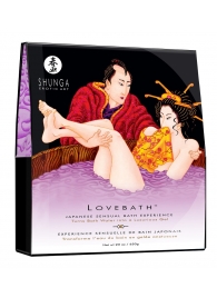 Соль для ванны Lovebath Sensual lotus, превращающая воду в гель - 650 гр. - Shunga - купить с доставкой в Перми