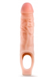 Телесная насадка на пенис 9 Inch Cock Sheath Extender - 22,2 см. - Blush Novelties - в Перми купить с доставкой