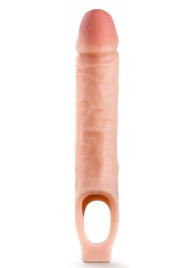 Телесная насадка на пенис 10 Inch Cock Sheath Extender - 25 см. - Blush Novelties - в Перми купить с доставкой