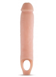 Телесная насадка на пенис 11.5 Inch Cock Sheath Penis Extender - 29,2 см. - Blush Novelties - в Перми купить с доставкой