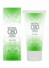 Лубрикант с пролонгирующим эффектом Natural CBD Numbing Lubricant - 50 мл. - Shots Media BV - купить с доставкой в Перми