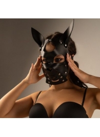 Черная маска  Собака  с ушками - Crazy Handmade - купить с доставкой в Перми