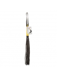 Черная плеть с желтой рукоятью Boundless Flogger - 69,25 см. - California Exotic Novelties - купить с доставкой в Перми