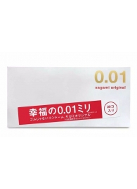 Ультратонкие презервативы Sagami Original 0.01 - 20 шт. - Sagami - купить с доставкой в Перми