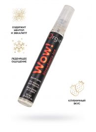 Оральный спрей ORGIE Wow! Strawberry Ice Blowjob Spray с охлаждающим и возбуждающим эффектом - 10 мл. - ORGIE - купить с доставкой в Перми