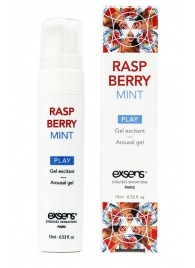 Возбуждающий гель Raspberry Mint с ароматом малины и мяты - 15 мл. - Exsens - купить с доставкой в Перми
