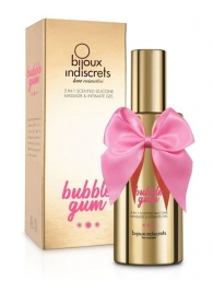 Гель с ароматом жвачки Bubblegum 2-in-1 Scented Silicone Massage And Intimate Gel - 100 мл. - Bijoux Indiscrets - купить с доставкой в Перми