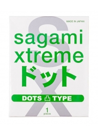 Презерватив Sagami Xtreme Type-E с точками - 1 шт. - Sagami - купить с доставкой в Перми