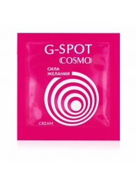 Стимулирующий интимный крем для женщин Cosmo G-spot - 2 гр. - Биоритм - купить с доставкой в Перми