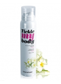 Массажная хрустящая пенка Tickle My Body Monoi с ароматом моной - 150 мл. - Love to Love - купить с доставкой в Перми
