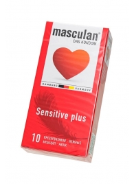 Презервативы Masculan Sensitive plus - 10 шт. - Masculan - купить с доставкой в Перми