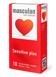 Презервативы Masculan Sensitive plus - 10 шт. - Masculan - купить с доставкой в Перми