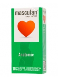 Презервативы анатомической формы Masculan Anatomic - 10 шт. - Masculan - купить с доставкой в Перми