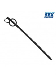 Черный стимулятор уретры Sex Expert - Sex Expert - купить с доставкой в Перми