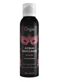 Хрустящая пенка для массажа Orgie Acqua Croccante Sakura с ароматом сакуры - 150 мл. - ORGIE - купить с доставкой в Перми