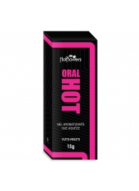 Гель для оральных ласк Oral Hot с согревающим эффектом - 15 гр. - HotFlowers - купить с доставкой в Перми