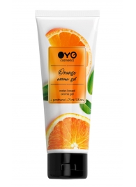 Лубрикант на водной основе OYO Aroma Gel Orange с ароматом апельсина - 75 мл. - OYO - купить с доставкой в Перми