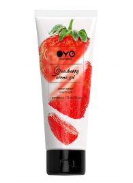 Лубрикант на водной основе OYO Aroma Gel Strawberry с ароматом клубники - 75 мл. - OYO - купить с доставкой в Перми