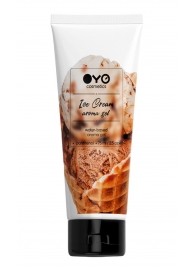 Лубрикант на водной основе OYO Aroma Gel Ice Cream с ароматом пломбира - 75 мл. - OYO - купить с доставкой в Перми