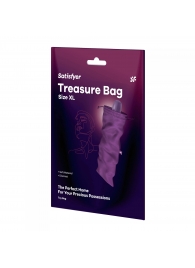 Фиолетовый мешочек для хранения игрушек Treasure Bag XL - Satisfyer - купить с доставкой в Перми