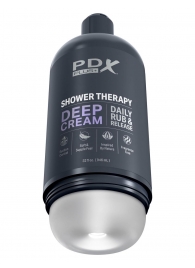 Мастурбатор в бутылке Shower Therapy Deep Cream - Pipedream - в Перми купить с доставкой