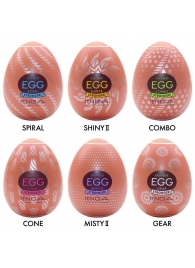 Набор из 6 мастурбаторов-яиц Tenga Egg Variety Pack V - Tenga - в Перми купить с доставкой