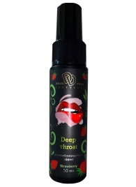 Спрей для горла Deep Throat с десенсибилизирующим эффектом и вкусом клубники - 50 мл. - БиоМед - купить с доставкой в Перми