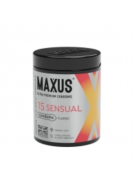 Анатомические презервативы MAXUS Sensual - 15 шт. - Maxus - купить с доставкой в Перми